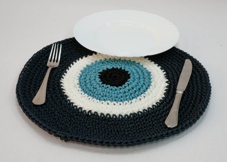 Eye Placemate Blue x White EGP 100
