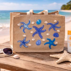 Summer Bag with Crochet Design