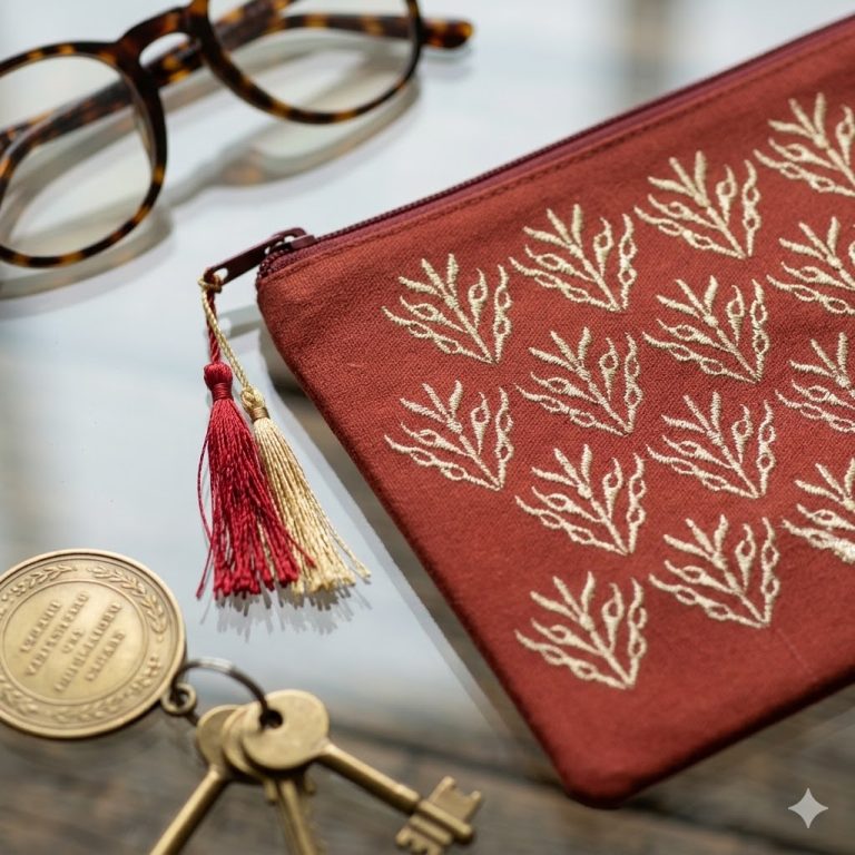 Classic Burgundy Pochette