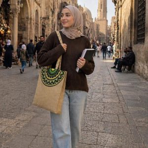 Embroidered Tote Bag