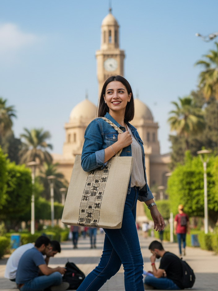 Embroidered Tote Bag