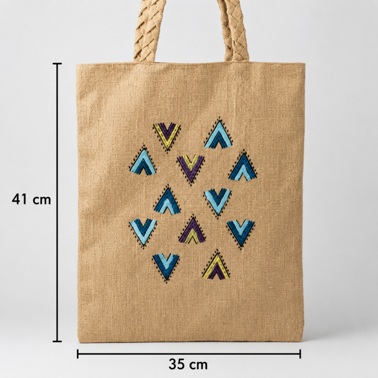 Hand Colored Geometric Design