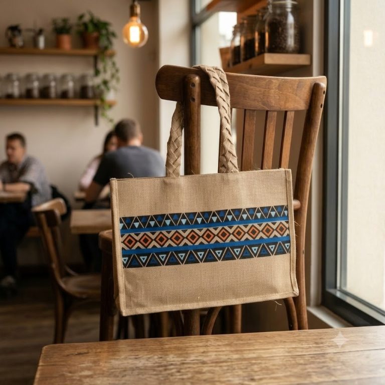 Hand colored Bag Blue x Orange