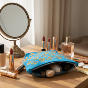 Blue x Orange Classical Make-up Bag