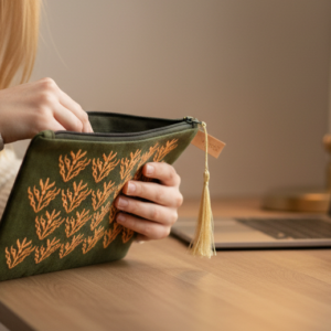 Green x Gold Classical Pochette