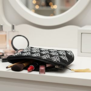 Black x Gold Classical Make-up Bag