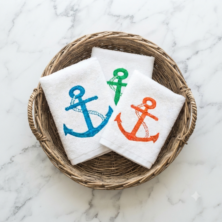 Anker Embroidered Towels(1)